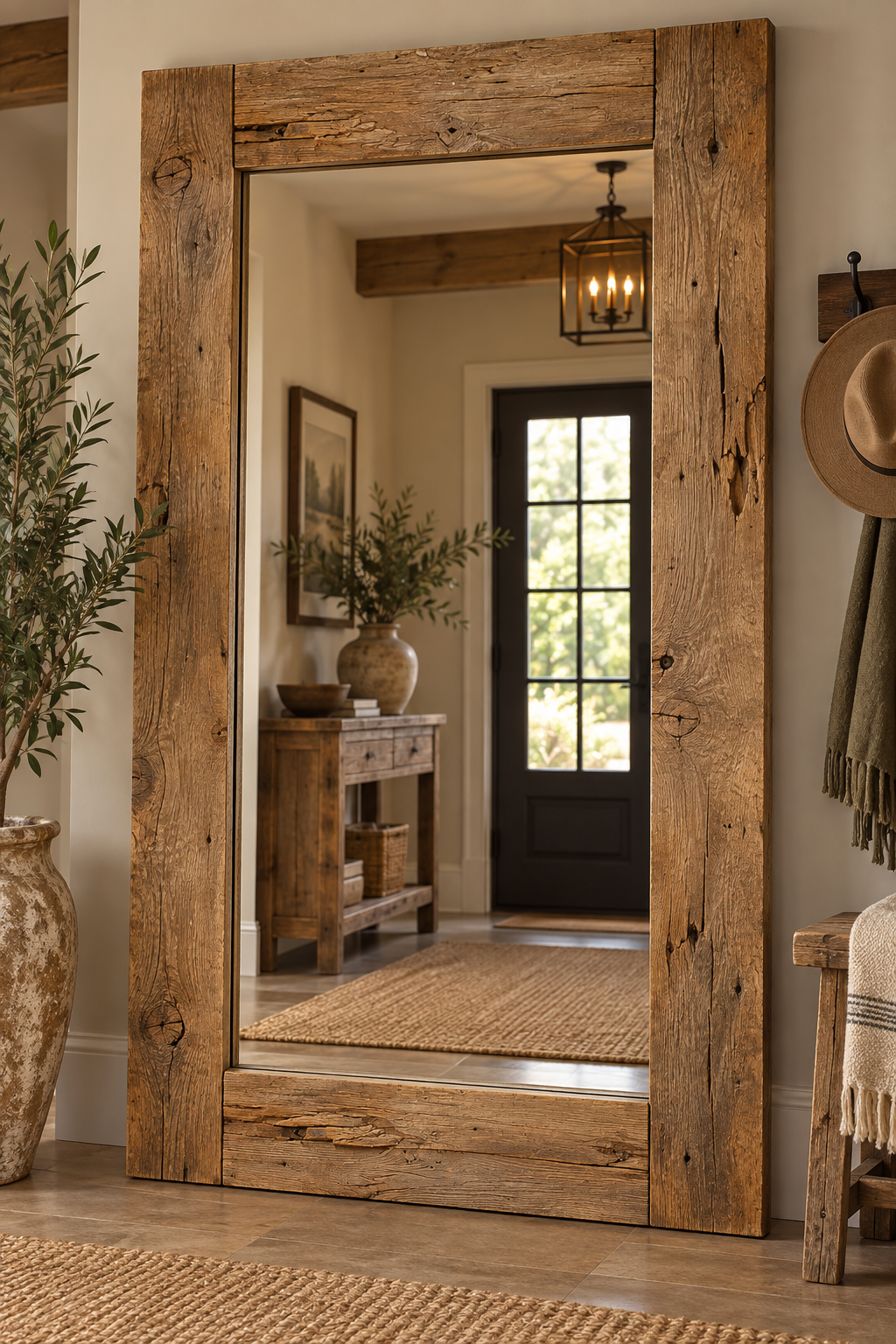 Charles and Annette Wrenn's Floor Mirror Frame
