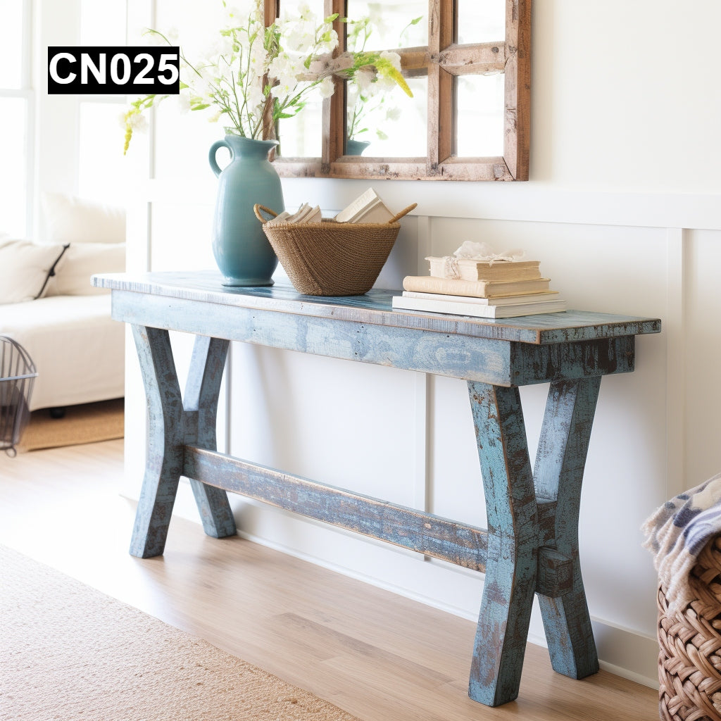 Rustic Reclaimed Wood Console Tables CN025