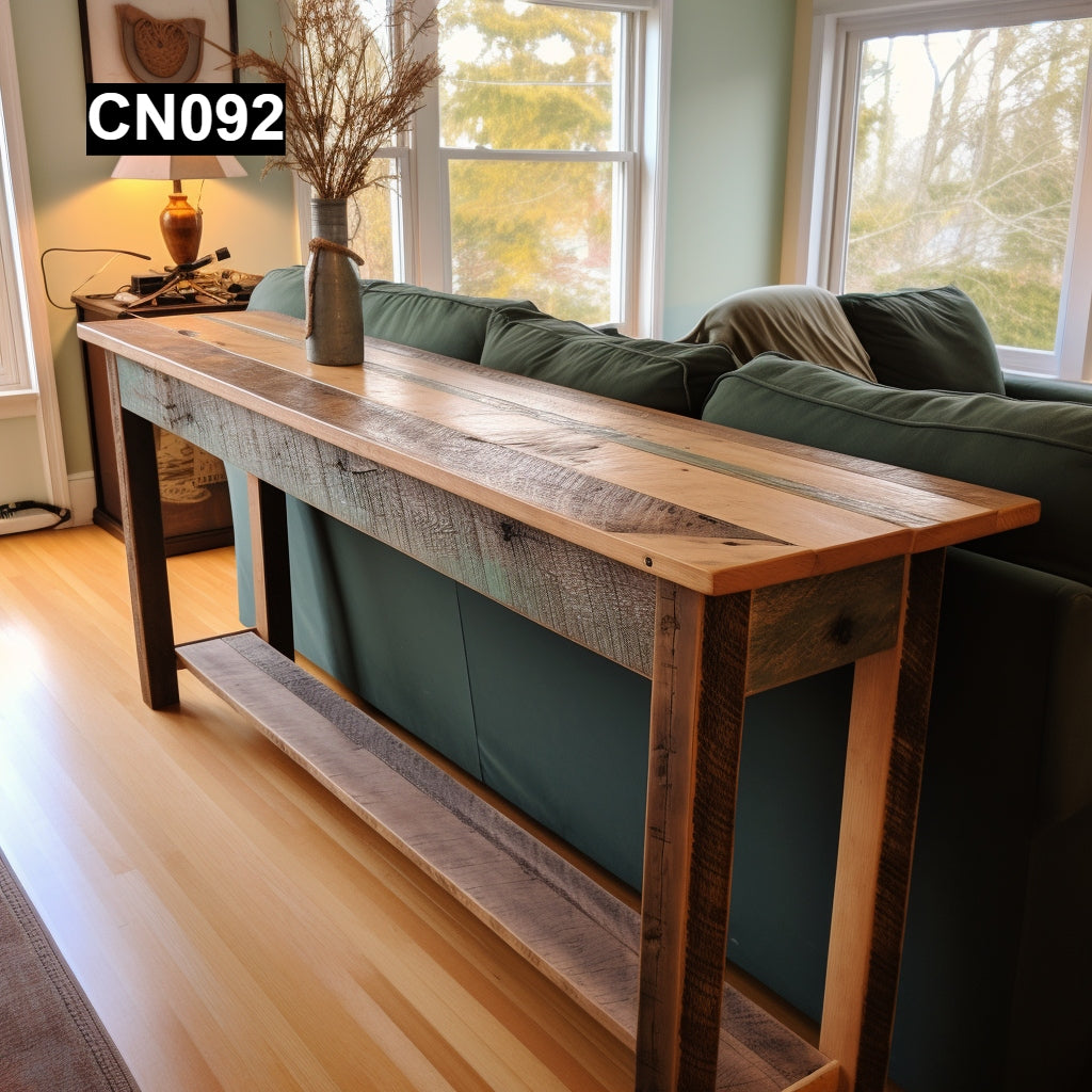 Rustic Reclaimed Wood Console Tables CN092