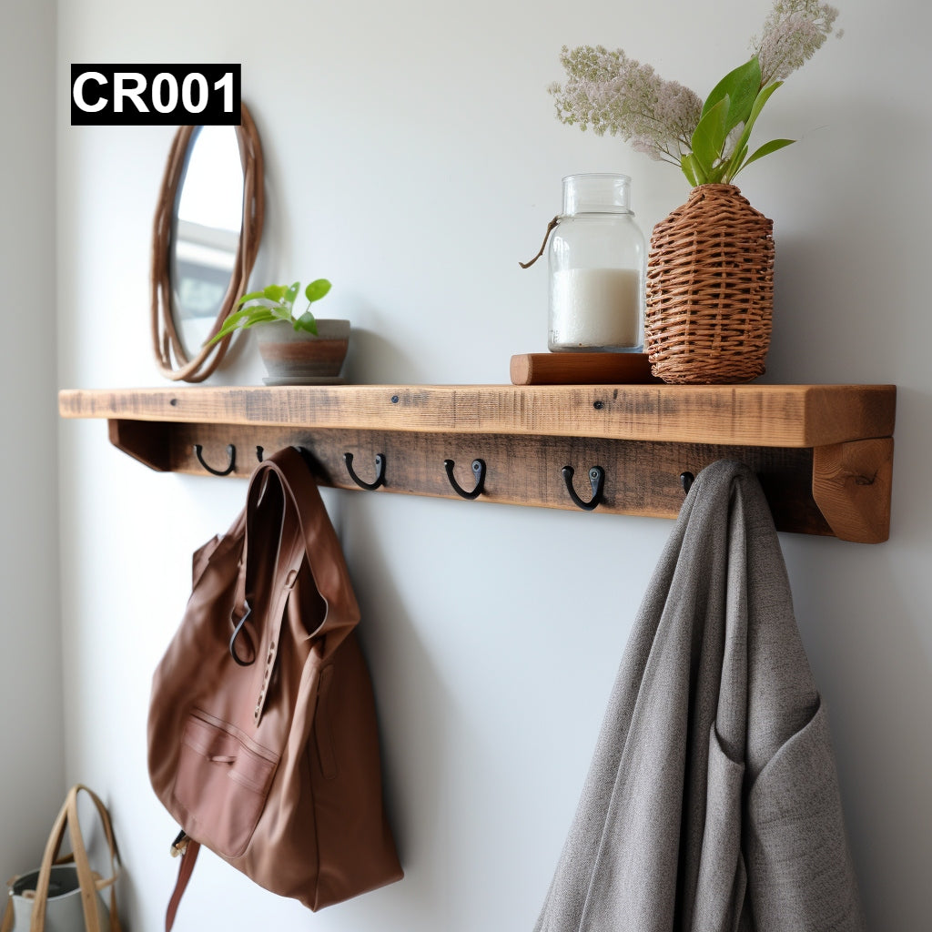 Rustic & Shabby-Chic Coat Rack #CR001
