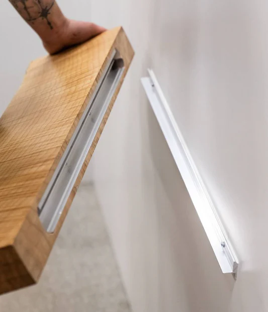 Whittany Oliver's #159 Fireplace Mantel with Wooden Corbels