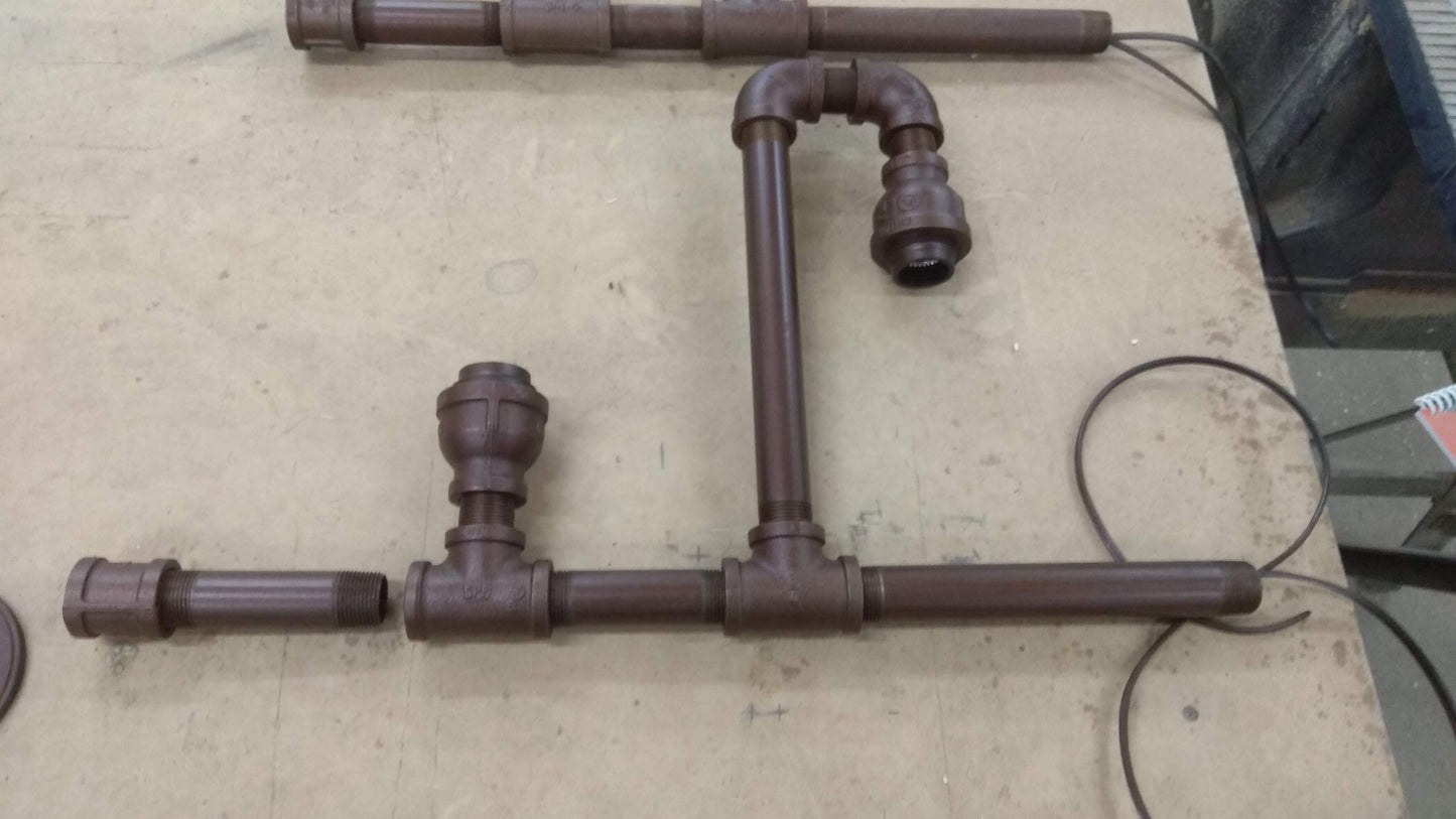Rick Radcliffe's #207 Fireplace Mantel with Iron Corbels