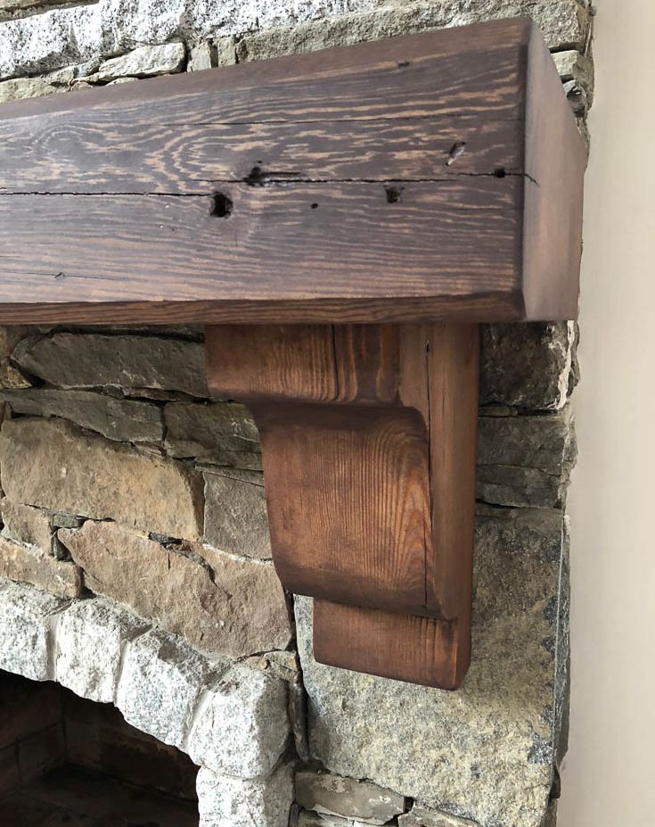 Bobby Link's #170 Fireplace Mantel with Corbels