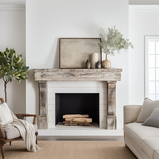 Samantha Lawruk's #864 Fireplace Mantel with Legs