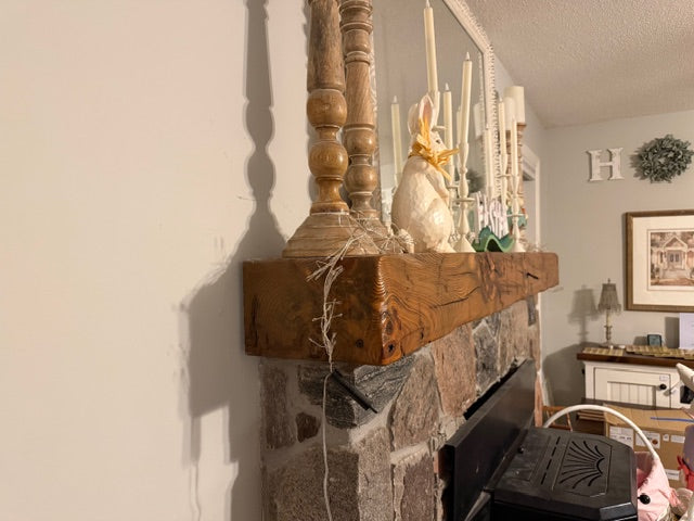 Ashley Riendeau's #148 Fireplace Mantel with Wooden Corbels