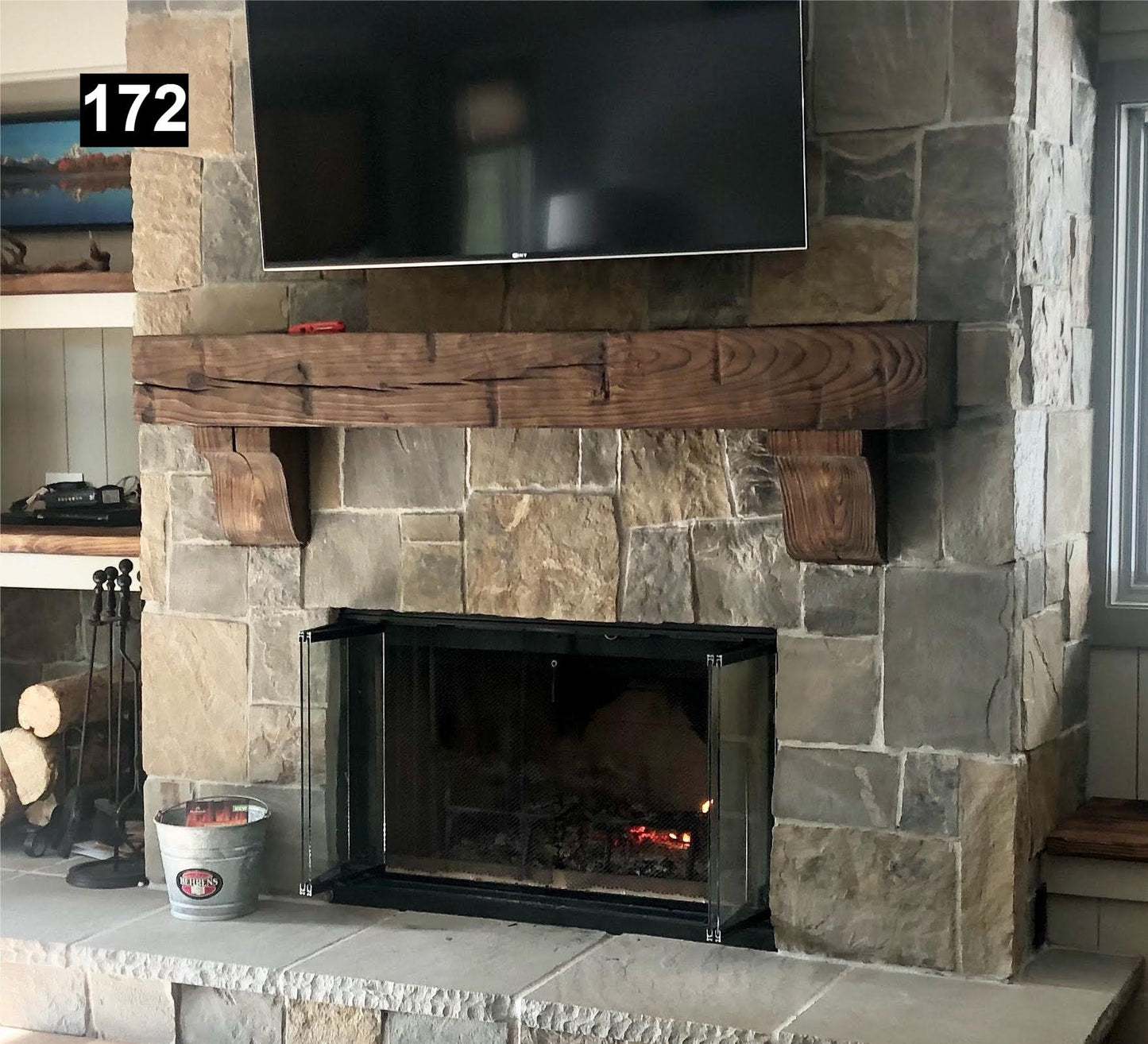 Michael Timmons's Fireplace Mantels with Corbels