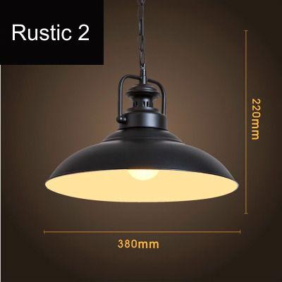 Beautiful Farmhouse Yoke suspended lamp with pulley L02