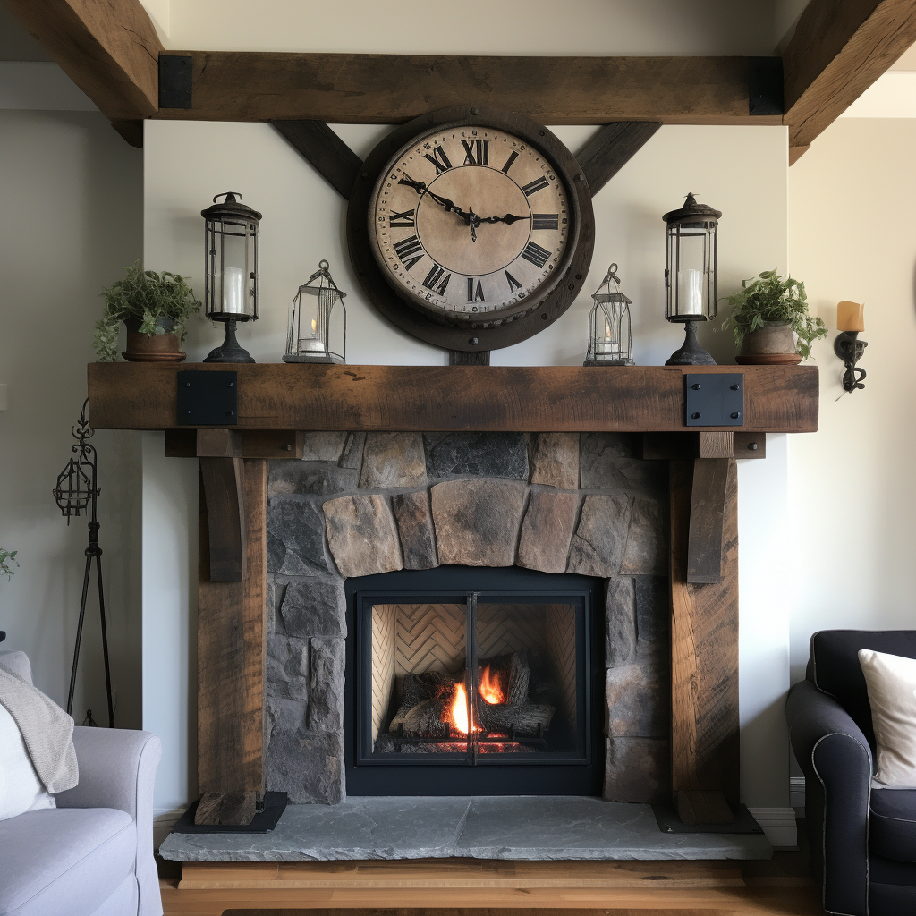 Mantels with Iron Accents