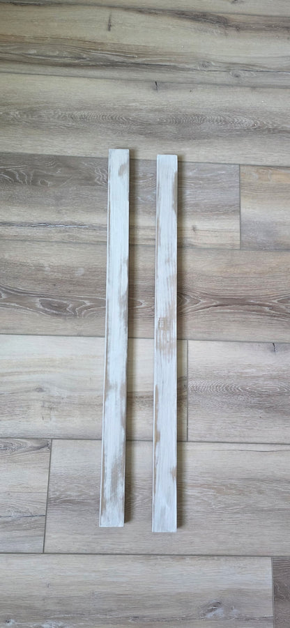Charles and Annette Wrenn's #813 Fireplace Mantel with Wooden Legs