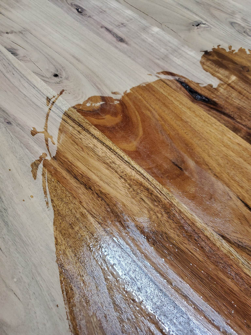 Keir's table refinishing