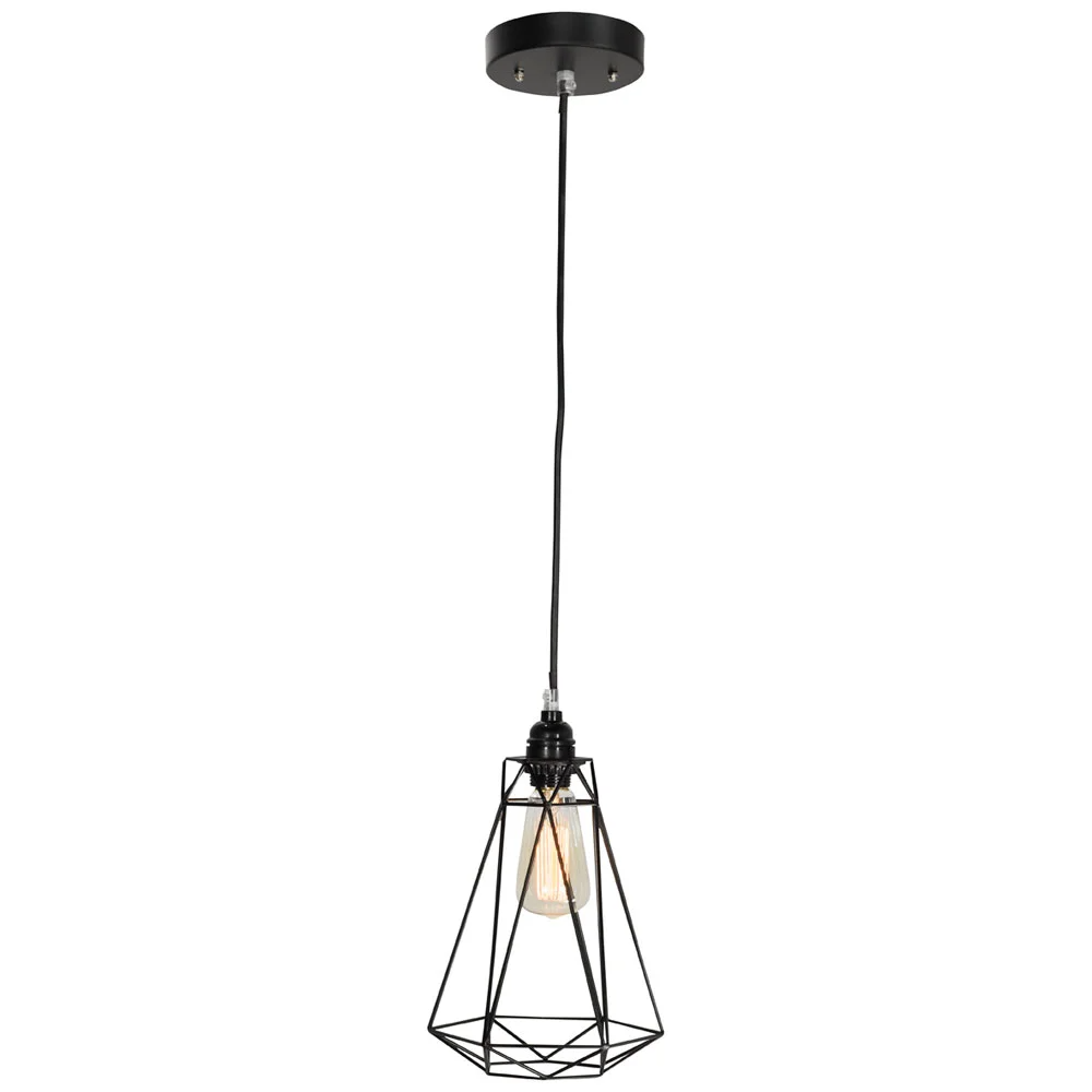 Beautiful Farmhouse Yoke suspended lamp with pulley L02