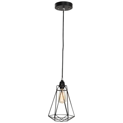 Beautiful Farmhouse Yoke suspended lamp with pulley L02