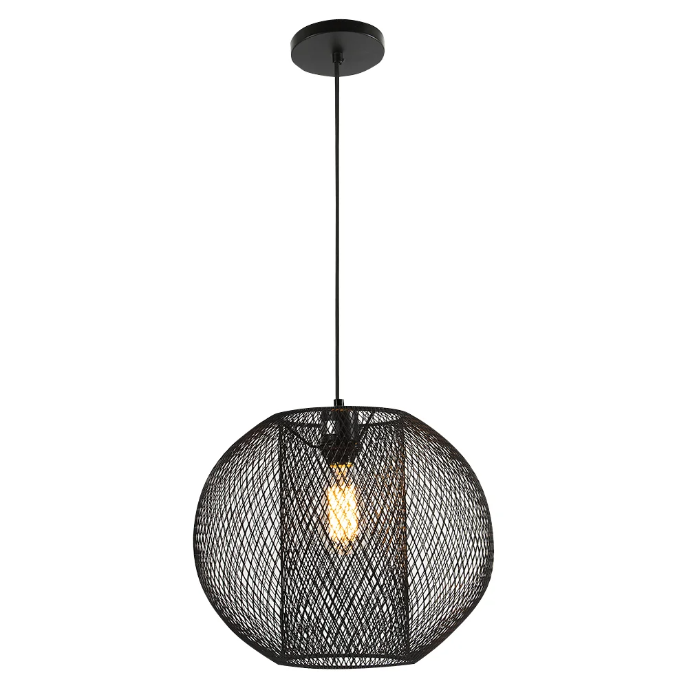 Beautiful Farmhouse Yoke suspended lamp with pulley L02