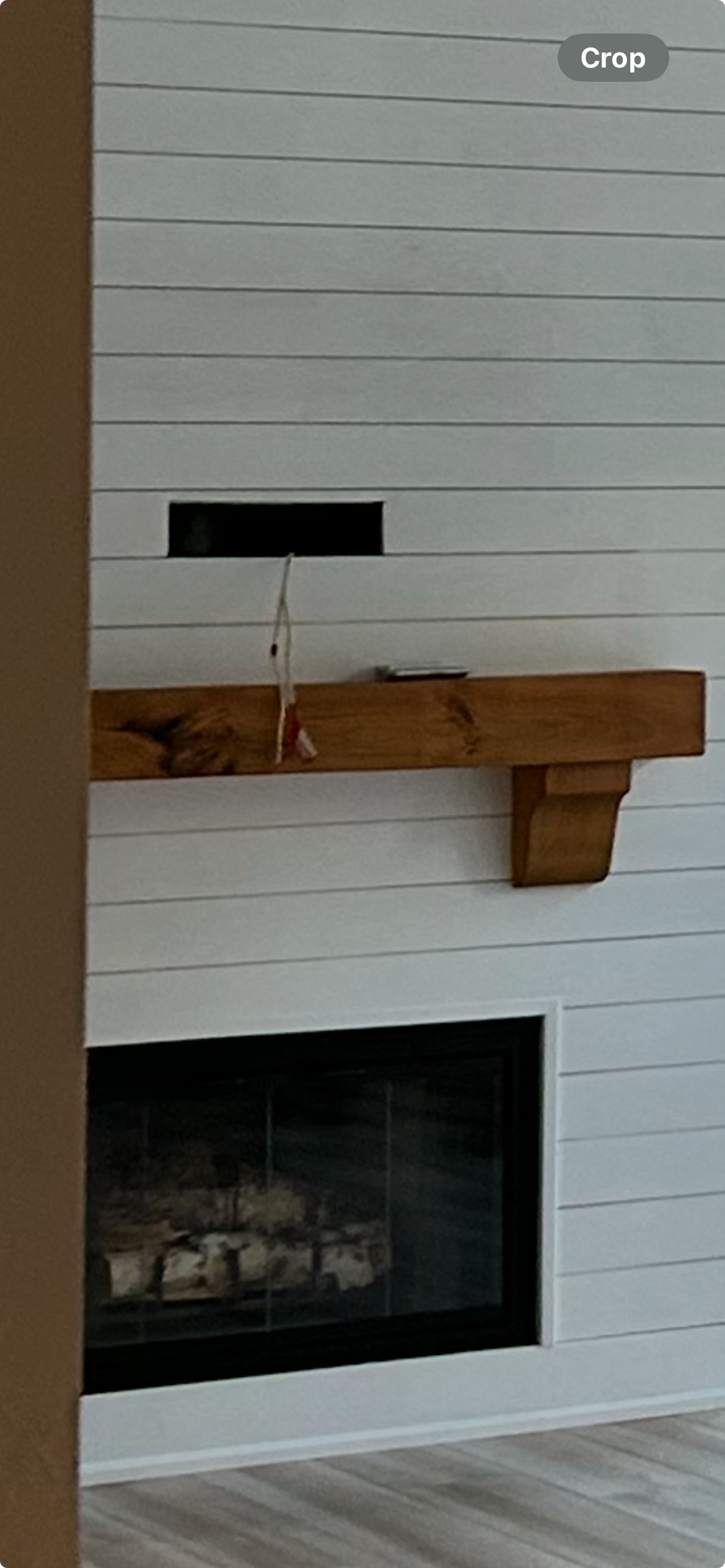 Erik Young's Two #177 Fireplace Mantel with Wooden Corbels