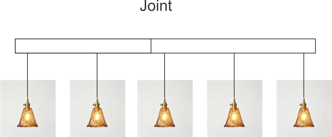 Alecksandr Kutchma's #L31 Hay Trolley Chandelier with 5 Pendants