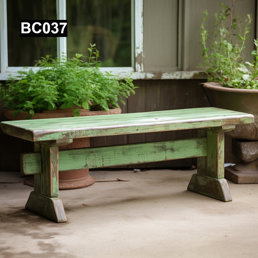 Rustic and Shabby-Chic Benche Made with Reclaimed Wood #BC037