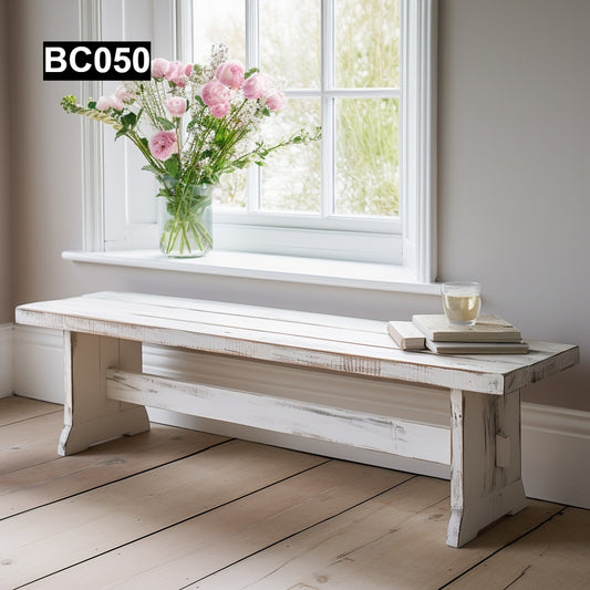 Rustic and Shabby-Chic Benche Made with Reclaimed Wood #BC050