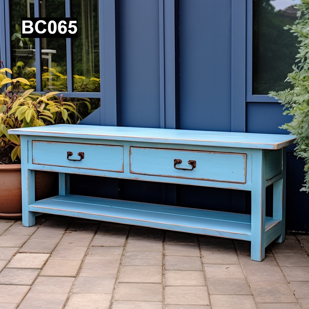 Rustic and Shabby-Chic Benche Made with Reclaimed Wood #BC065