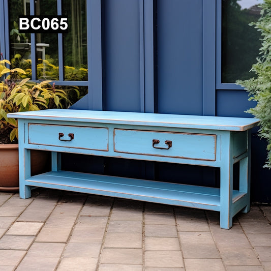 Rustic and Shabby-Chic Benche Made with Reclaimed Wood #BC065