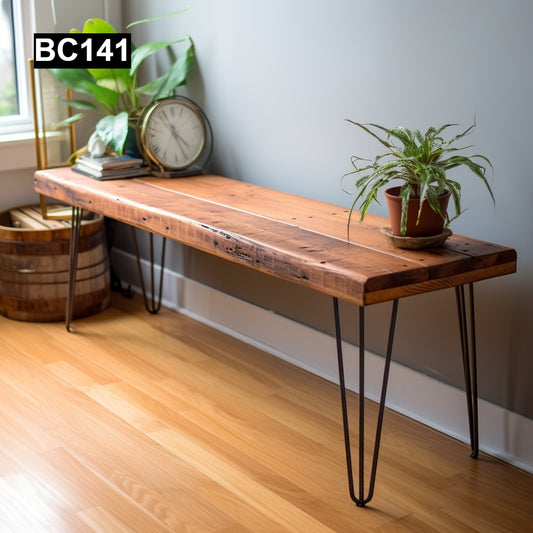 Rustic and Shabby-Chic Benche Made with Reclaimed Wood #BC141