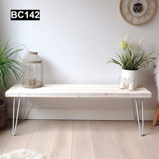 Rustic and Shabby-Chic Benche Made with Reclaimed Wood #BC142