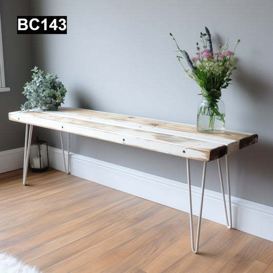 Rustic and Shabby-Chic Benche Made with Reclaimed Wood #BC143