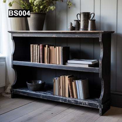 reclaimed wood bookcase distressed barn beam book shelf paint self-standing