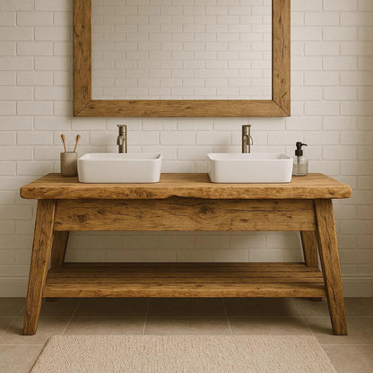 Lisa Murphy's three custom vanities