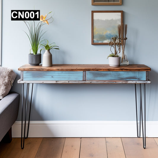 Rustic Reclaimed Wood Console Tables CN001
