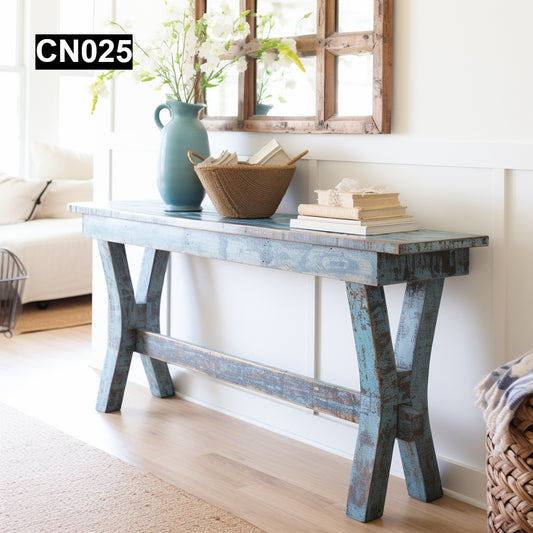 Rustic Reclaimed Wood Console Tables CN025