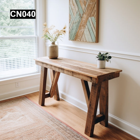 Rustic Reclaimed Wood Console Tables CN040