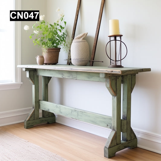 Rustic Reclaimed Wood Console Tables CN047