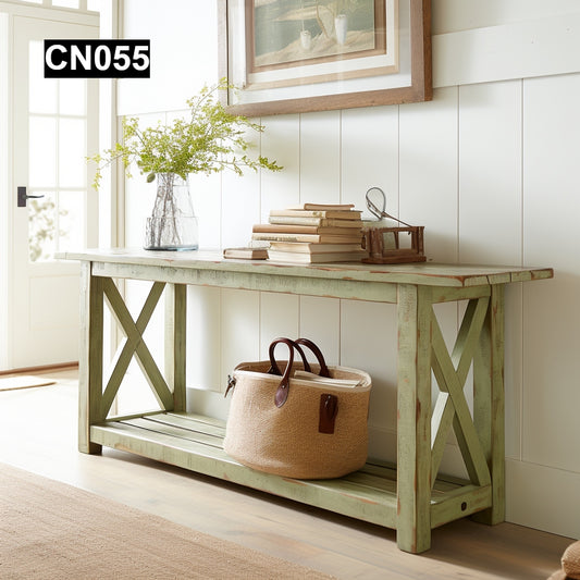 Rustic Reclaimed Wood Console Tables CN055