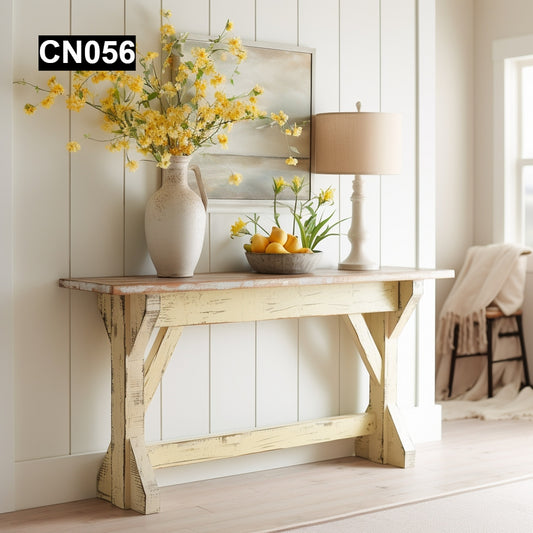 Rustic Reclaimed Wood Console Tables CN056