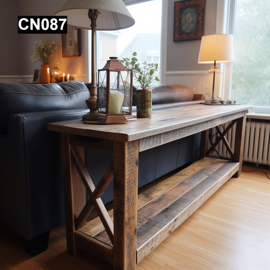 Rustic Reclaimed Wood Console Tables CN087