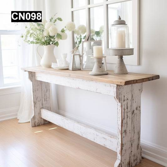 Rustic Reclaimed Wood Console Tables CN098