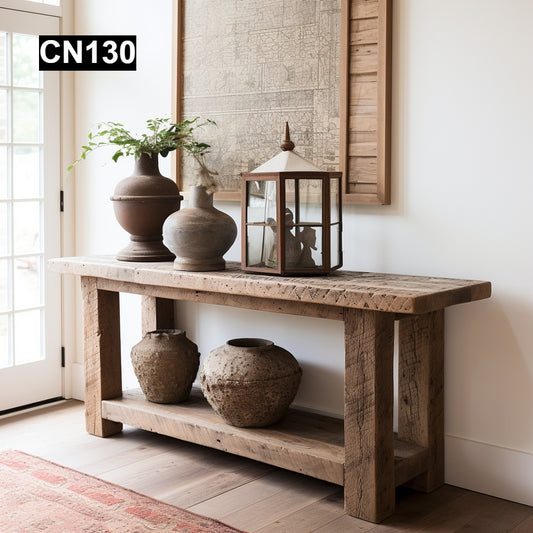 Rustic Reclaimed Wood Console Tables CN130