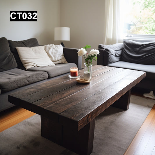Rustic Reclaimed Wood Coffee Table #CT032