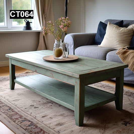 Rustic Reclaimed Wood Coffee Table #CT064