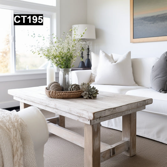 Rustic Reclaimed Wood Coffee Table #CT195