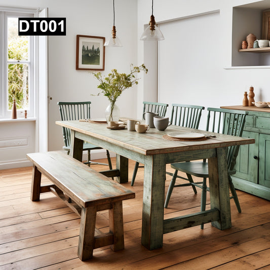 Rustic Reclaimed Wood Dining Tables DT001