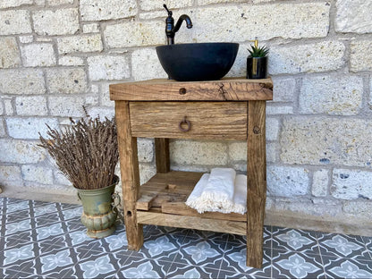 Lisa Murphy's three custom vanities