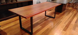 Hardwood dining room table