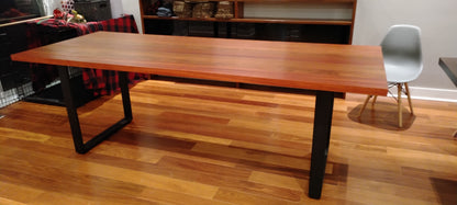 Hardwood dining room table