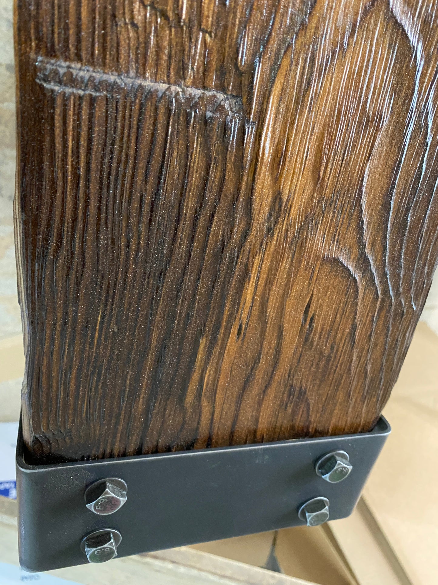 Gregory Francois-Revoir's #110 Fireplace Mantel with Wooden Corbels