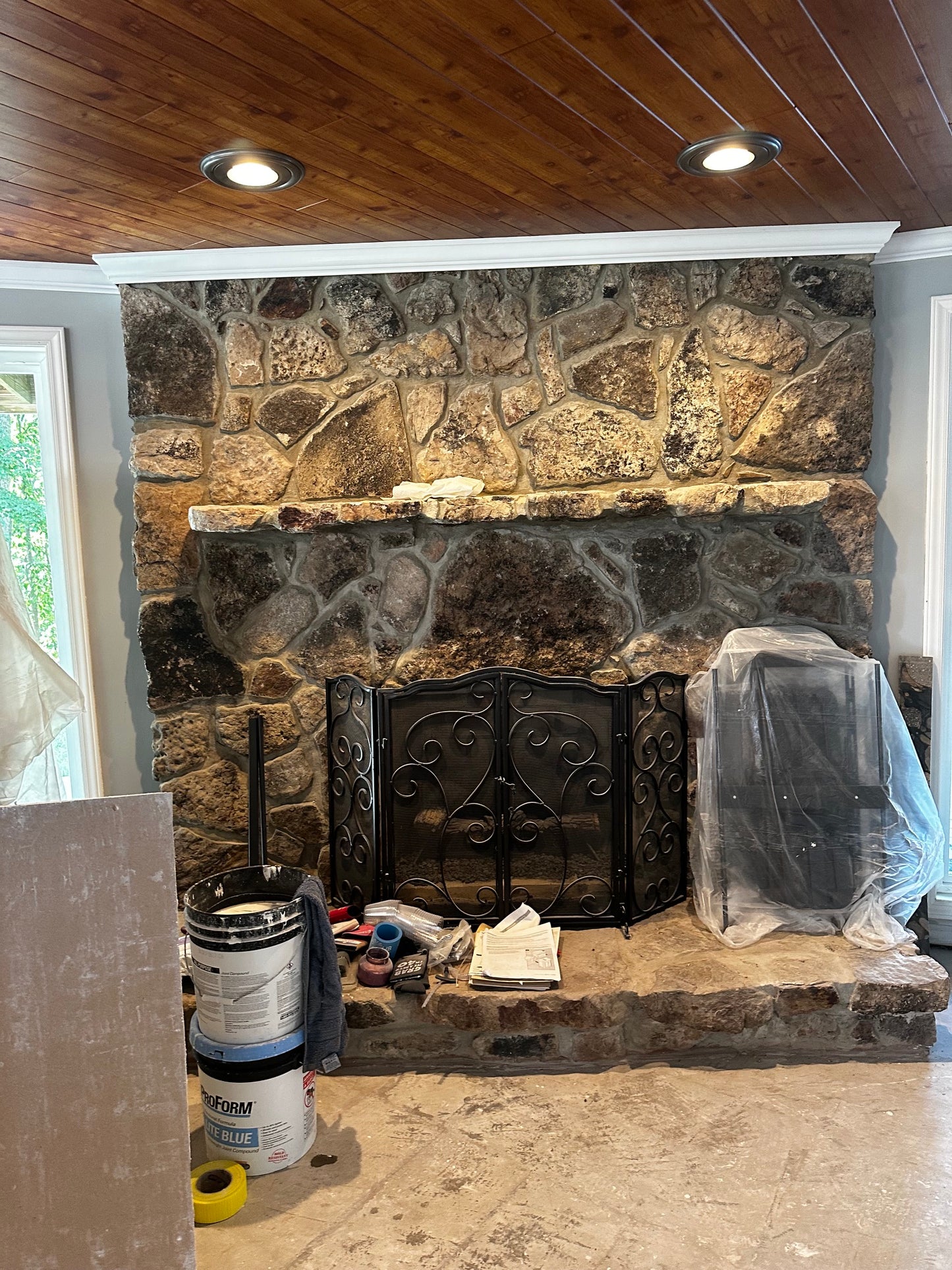Deborah Press' #913 Fireplace Mantel