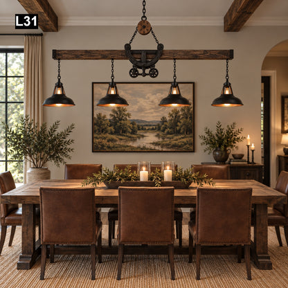 Beautiful hay trolley chandelier with Pendant Lamps L31