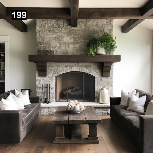Amie Dodd's #199 Fireplace Mantel with Corbels