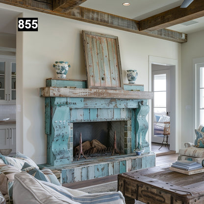 Katy Bohman's pair of Fireplace Mantel Legs with Crossmember