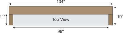 Mike Seibert's #720 Wrap-Around Fireplace Mantel